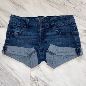 Low Rise Jean Shorts
